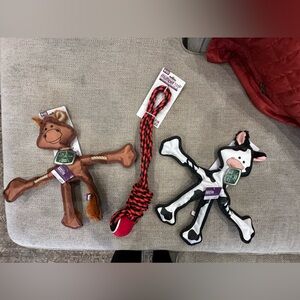 New: Animal Toy Set plus rope pull for Your Dog or Cat